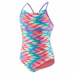 Speedo Girls Strappy 1-Piece-Multi
