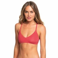 Swimwear Roxy Beach Classics Reversable Fixed Triangle Bikini Top