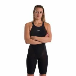 Speedo LZR Pure Valor Closed Back Kneeskin-Black