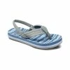 Kid's New Arrivals Reef AHI Toddler Flipflops-Blue Grey