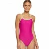 Nike Women's Solid Crossback One Piece Swimsuit