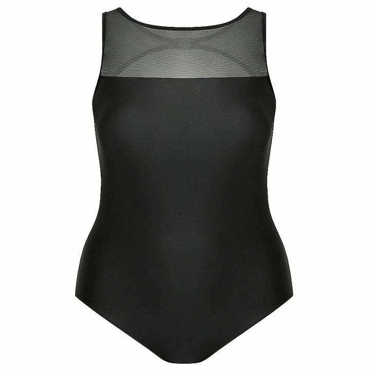 Swimwear Capriosca Luxe Sport Mesh Tank One Piece 3 Swimwear Capriosca Luxe Sport Mesh Tank One Piece