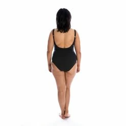Capriosca Ink & Water Criss Cross One Piece Swimwear