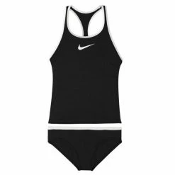 Nike Girls Solid Racerback Tankini Set 11 Nike Girls Solid Racerback Tankini Set