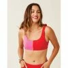 Carve Sandhaven Colorblock Top: Fuchsia W. Hot Red Swimwear 1 Carve Sandhaven Colorblock Top: Fuchsia W. Hot Red Swimwear