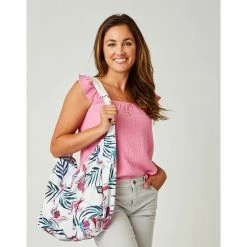 Accessories Carve Sophia Shoulder Tote: Botanical