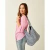 Carve Sophia Shoulder Tote: Navy Stripe Accessories