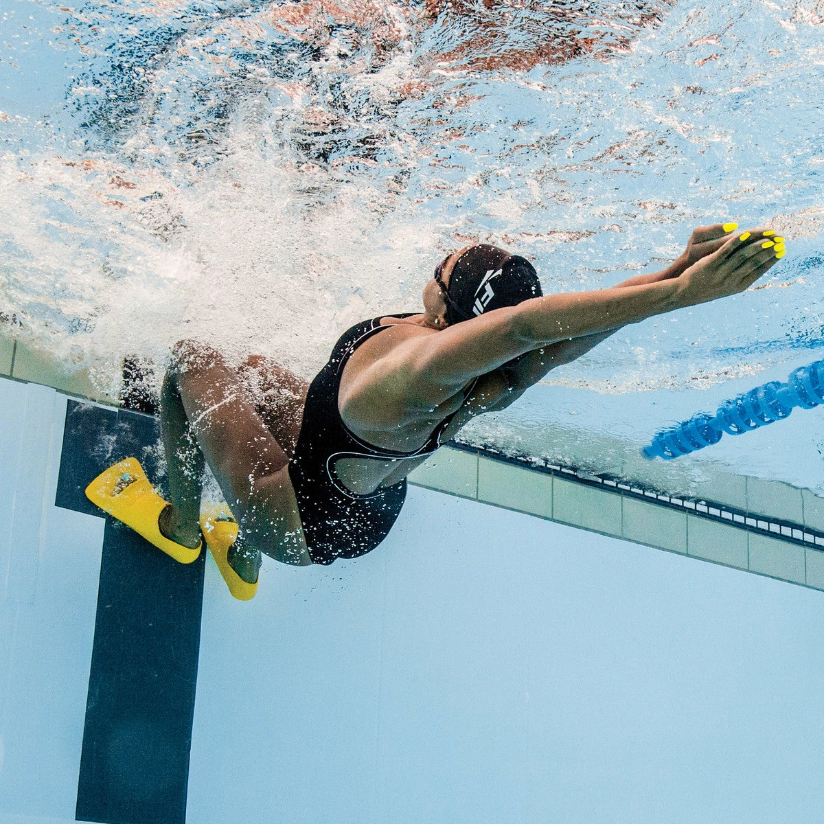 Swim Fins Finis Zoomers Gold 6 Swim Fins Finis Zoomers Gold