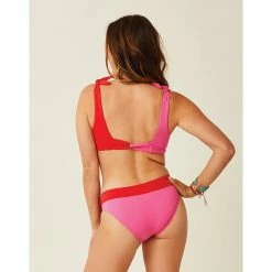Carve Stinson Bottom: Fuchsia Swimwear