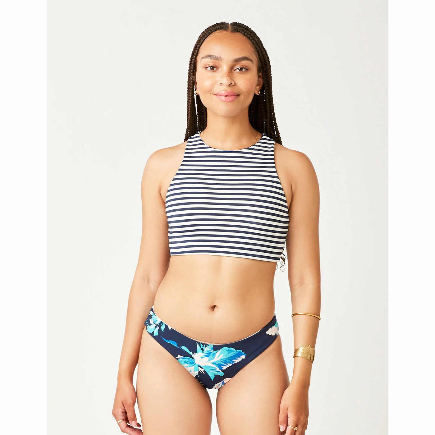 Carve Sanitas Reversible Bottom: Stargazer/Navy Stripe Swimwear 3 Carve Sanitas Reversible Bottom: Stargazer/Navy Stripe Swimwear