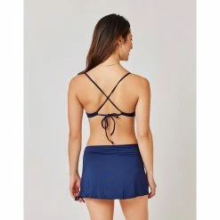 Carve Hoku Swim Skirt: Navy Swimwear