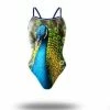 Q Swimwear Peacock Sunback Tank
