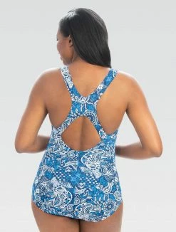 Dolfin Aquashape Conservative Lap Suit-Santorini Swimwear