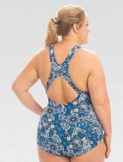 Dolfin Aquashape Conservative Lap Suit-Santorini Swimwear