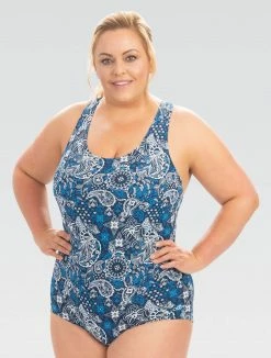 Dolfin Aquashape Conservative Lap Suit-Santorini Swimwear