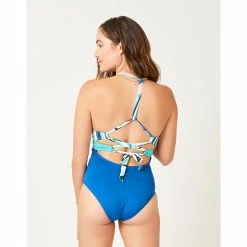Carve Dahlia One Piece: Kaleidoscope W. Royal Blue Swimwear 8 Carve Dahlia One Piece: Kaleidoscope W. Royal Blue Swimwear