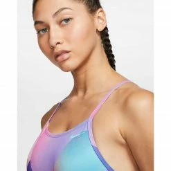Swimwear Nike Spectrum Lace Up Tie Back One Piece