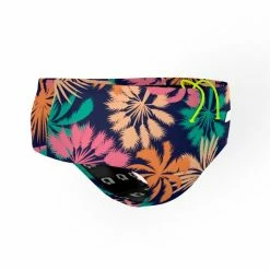 Q Swimwear Blue Palm Brief 8 Q Swimwear Blue Palm Brief
