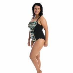 Capriosca Capriosa Ink & Water Panelled One Piece