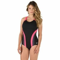 Swimwear Speedo Flow Active Chlorine Resistant One Piece Pink