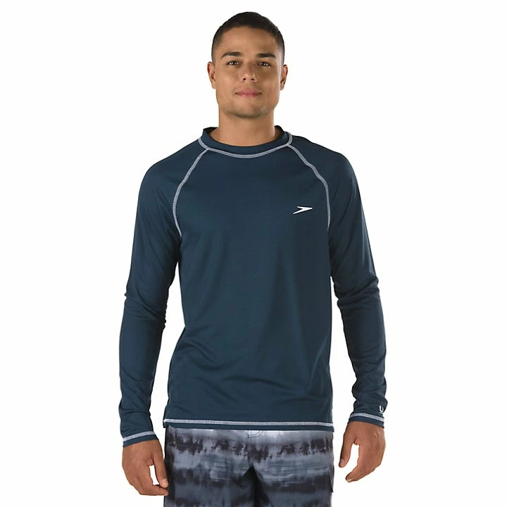 Speedo Men's Easy Long Sleeve Rashguard 4 Speedo Men's Easy Long Sleeve Rashguard