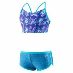 Speedo High Neck Camikini Boyshort 2PC Kid's New Arrivals