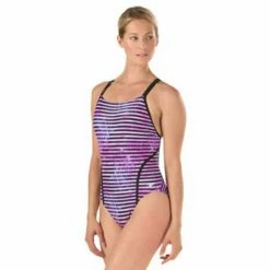 Swimwear Speedo Women's Pro LT Racing Stripe Volt Back One Piece Swimsuit 7 Swimwear Speedo Women's Pro LT Racing Stripe Volt Back One Piece Swimsuit