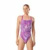 Speedo Electric Palm Volt Back One Piece 1 Speedo Electric Palm Volt Back One Piece