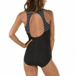 Speedo Printed High Neck One Piece