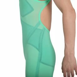 Swimwear Speedo LZR Pure Valor Kneeskin Open Back- Green Glow