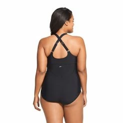 Speedo Mesh V-Neck One Piece