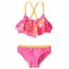Speedo Girls Jungle Floral Ruffle Pink 2-PC Kid's New Arrivals
