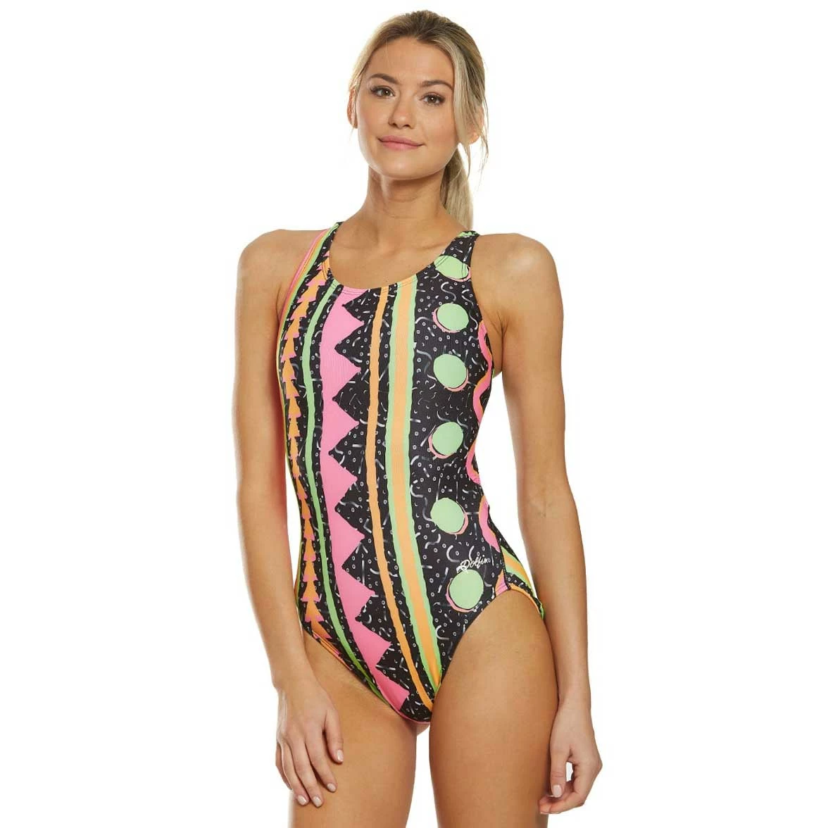 Swimwear Dolfin Classics Women's Heat Wave Print One Piece Swimsuit 3 Swimwear Dolfin Classics Women's Heat Wave Print One Piece Swimsuit