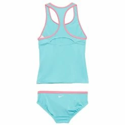 Nike Girls Solid Racerback Tankini Set