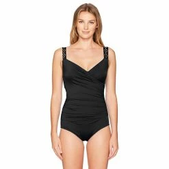 Jantzen Women's Draped Surplice One Piece