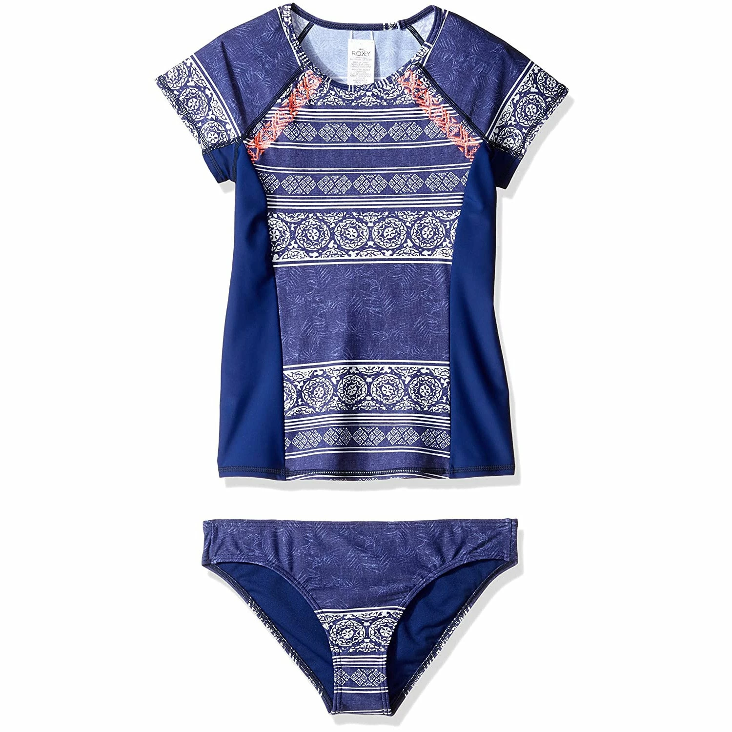 Roxy Girls' Pop Neon S/S Lycra Rashguard Set 3 Roxy Girls' Pop Neon S/S Lycra Rashguard Set