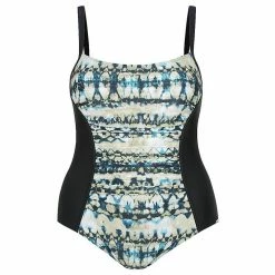 Capriosca Capriosa Ink & Water Panelled One Piece