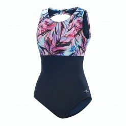 Dolfin Aquashape Wysteria High Neck Clasp Back One Piece Swimsuit Aquatic Fitness