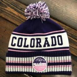 MI Sports Swim Colorado Pom Pom Beanie 7 MI Sports Swim Colorado Pom Pom Beanie
