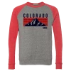 MI Sports Swim Colorado Mountain Logo Crewneck Sweatshirt