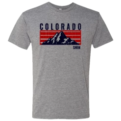 MI Sports Tees & Tanks Swim Colorado Mountain Logo T-Shirt