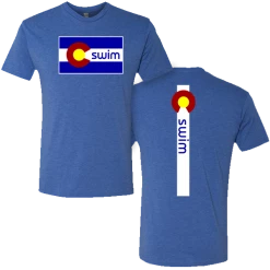 MI Sports Swim Colorado Flag T-Shirt