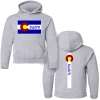 MI Sports Swim Colorado Flag Cotton Hoody