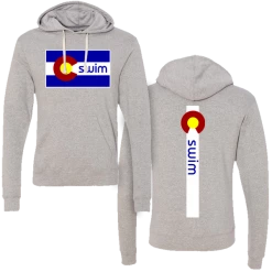 MI Sports Hoodies & Sweatshirts Swim Colorado Flag Hoody