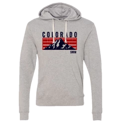 MI Sports Swim Colorado Mountain Logo Hoody Hoodies & Sweatshirts