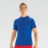 Dolfin Men's Mock Neck Short Sleeve Rash Guard