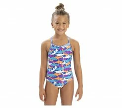Girls Dolfin Girl's Uglies One Piece-Sharkonator