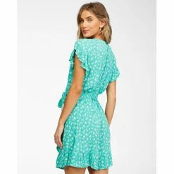 Billabong Wrap And Roll Woven Wrap Dress