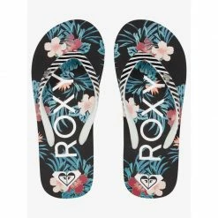 Girls Roxy Girl Pebbles VI Flip Flop-BK5