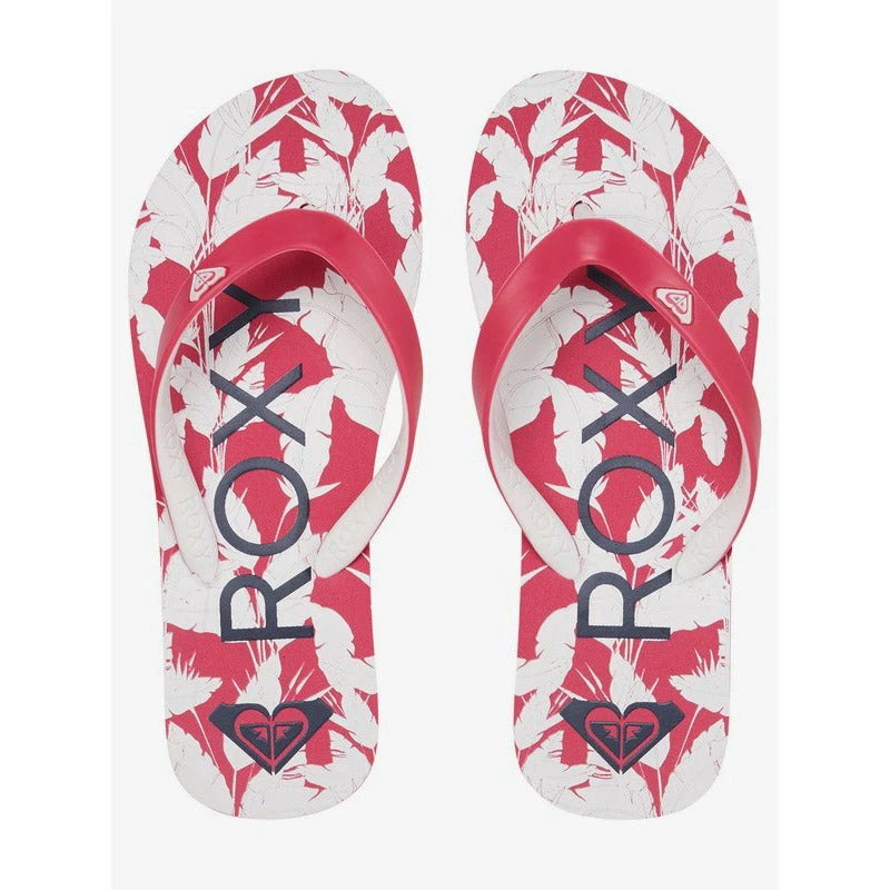 Roxy Girl Tahiti Flip Flops Girls 4 Roxy Girl Tahiti Flip Flops Girls